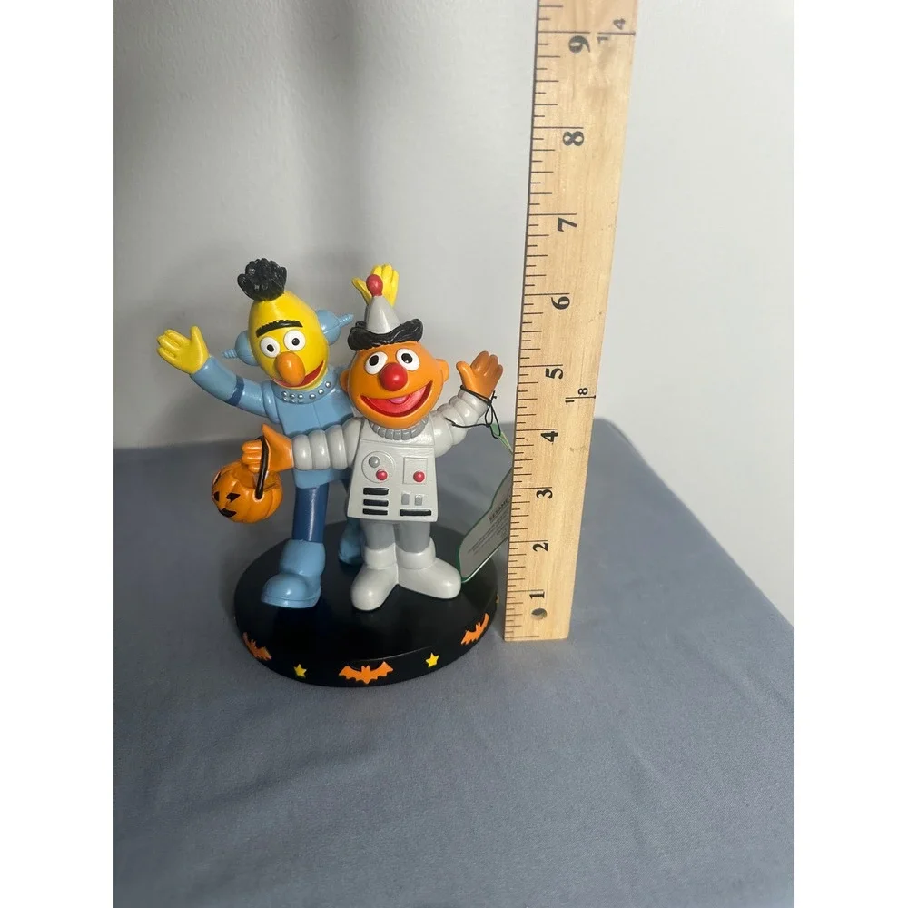 Sesame Street Bert and Ernie Halloween Robot Costume Figurine Statue Decor